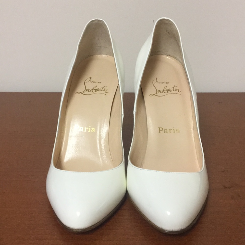 Christian Louboutin simple pump 100mm 37